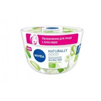 Нивея Увлажняющий крем для лица Organic Aloe 200мл.